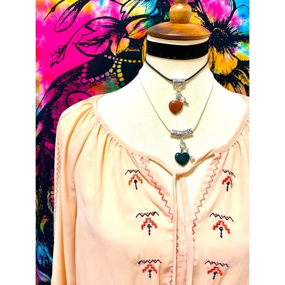 🌈⌗𝕡𝕠𝕡𝕤𝕥𝕨𝕠𝕣𝕝𝕕 𝕤𝕙𝕠𝕡 Dresses & Skirts - 🌈 Amazing Boho embroidery dress